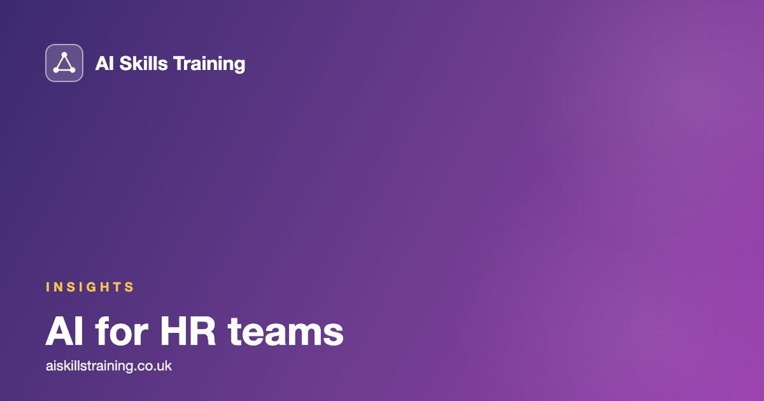 AI for HR teams: where it helps most