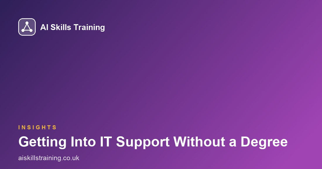 Getting Into IT Support Without a Degree