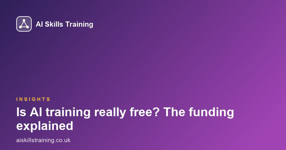 Is AI training really free? The funding explained