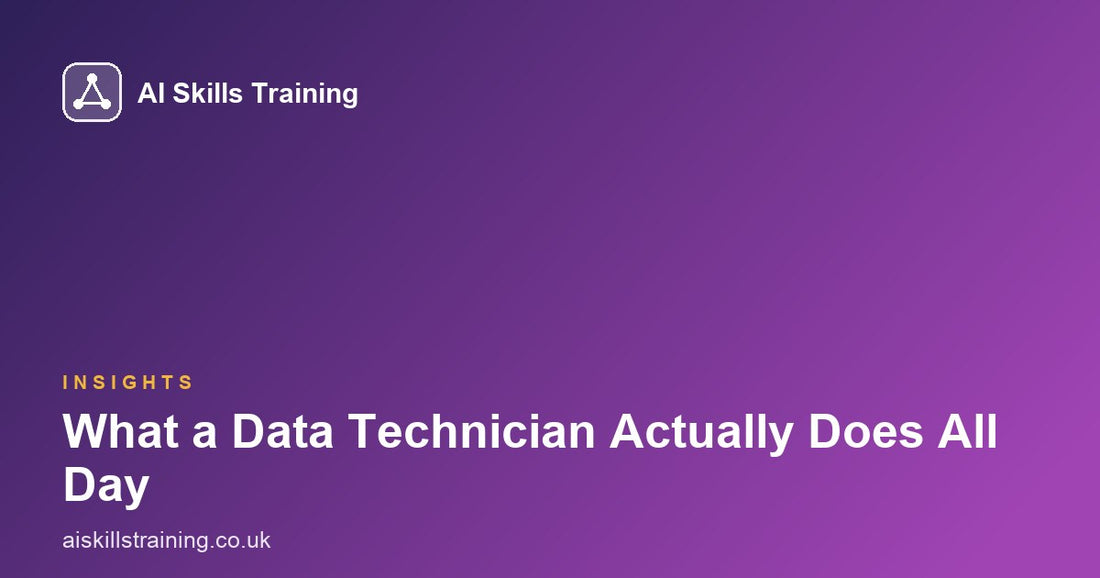 What a Data Technician Actually Does All Day